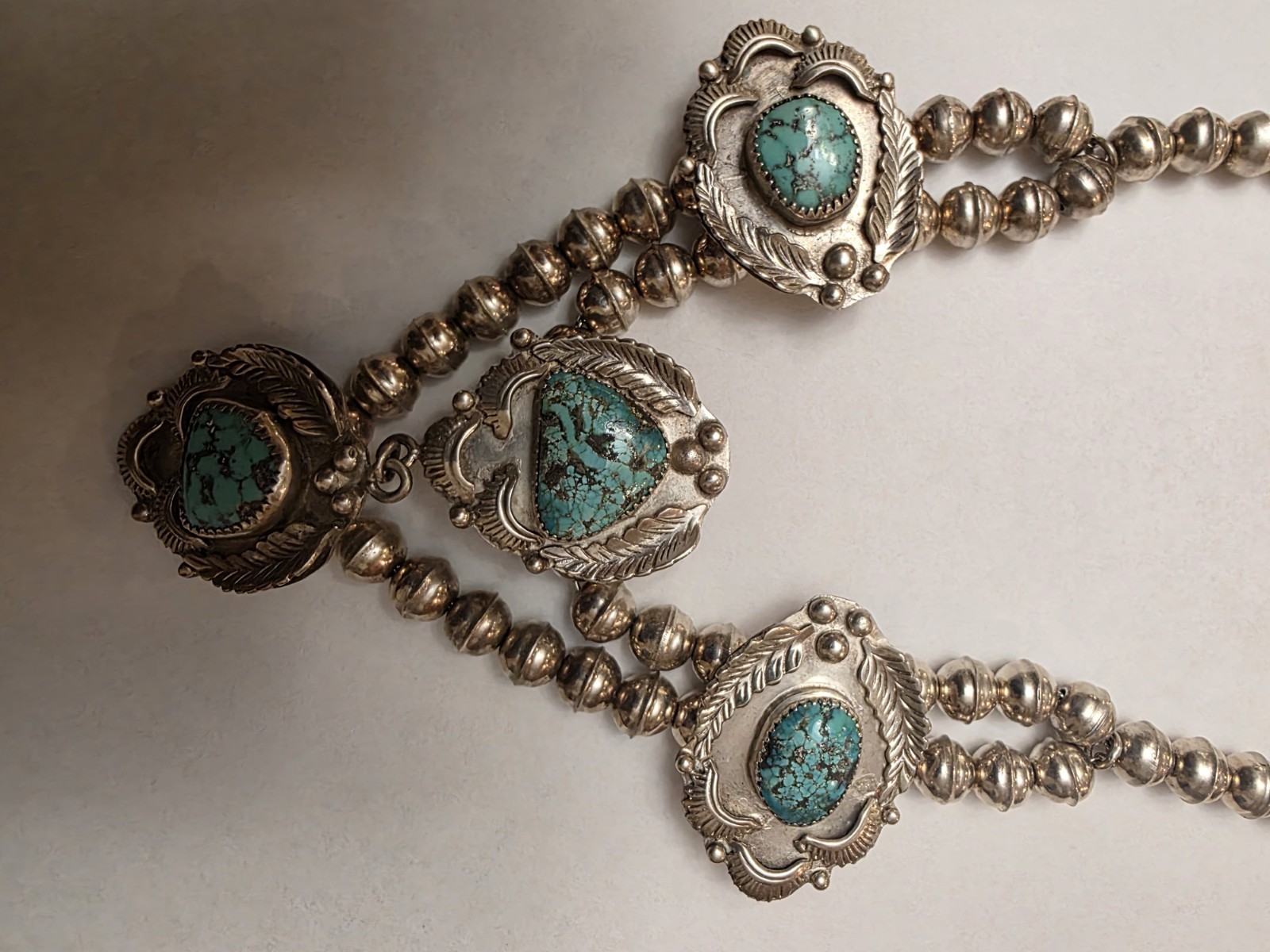 David K Lister DKL Turquoise Necklace 16.5 In Length