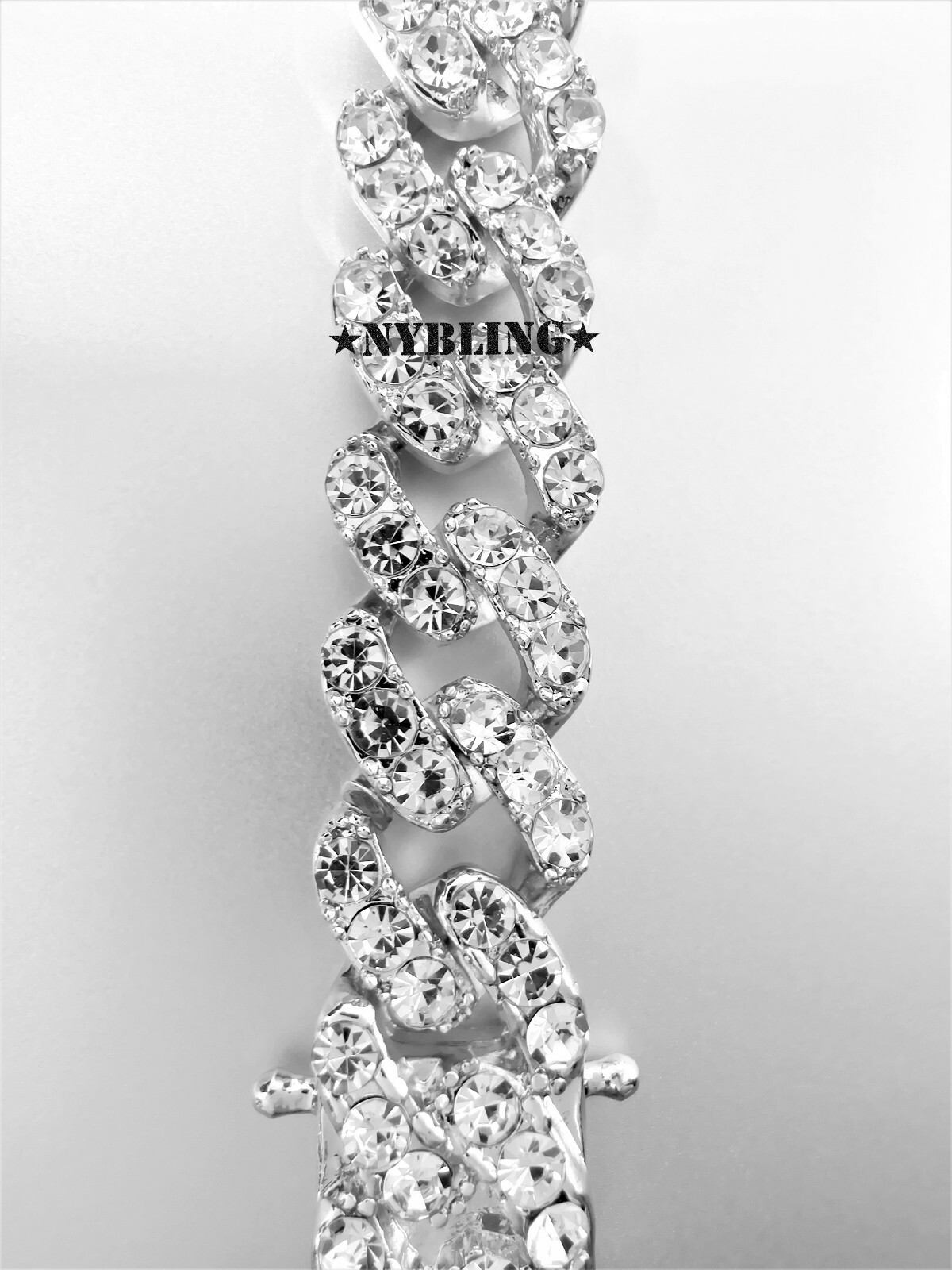 Miami Cuban Link Designer CZ Bracelet Mens Hip Hop Plated Jewelry 7.5″ – 9.5″
