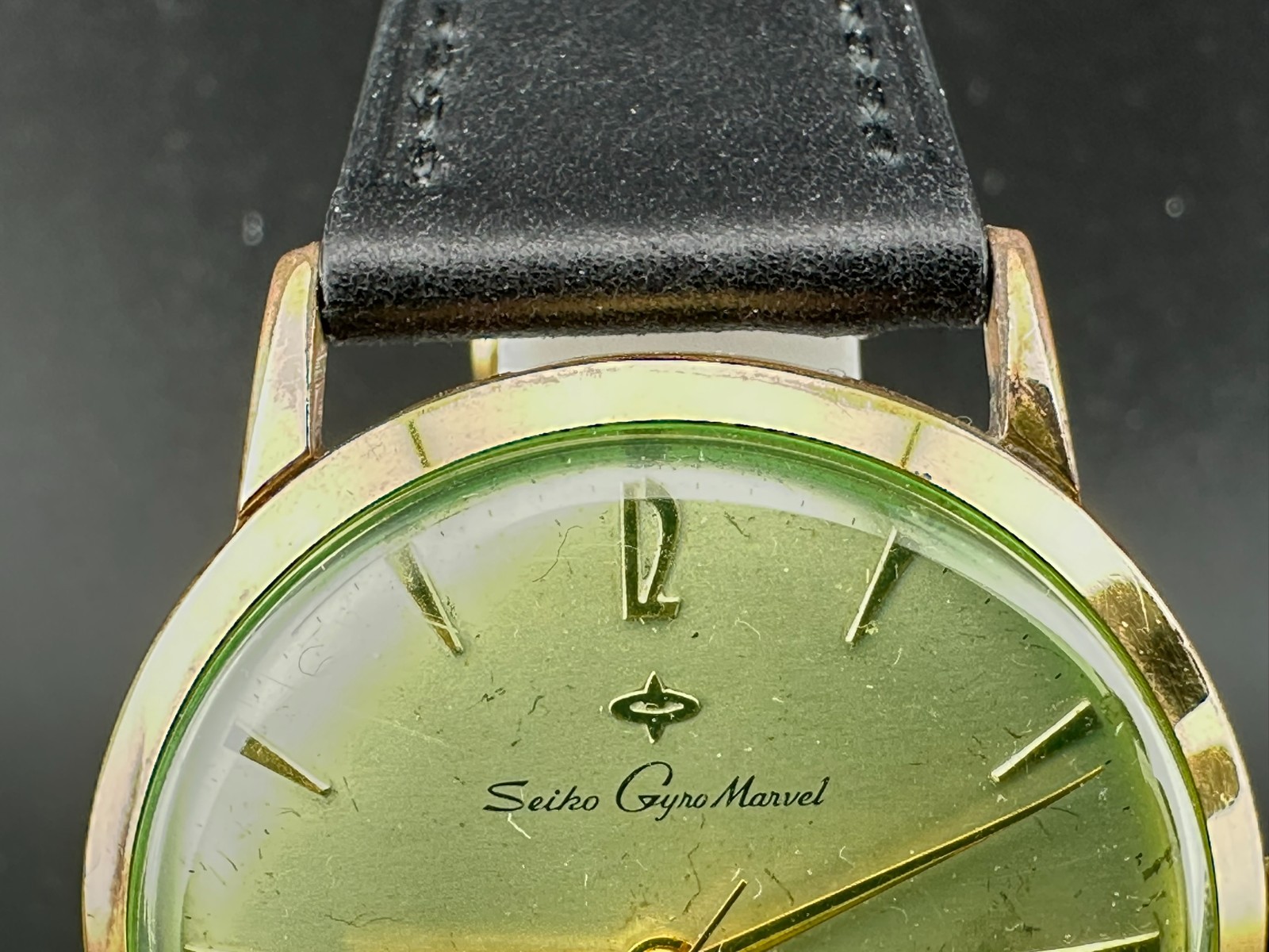 1960 Seiko Gyro Marvel Men’s Automatic Gold Plated Silver Dial 35mm Watch J14051