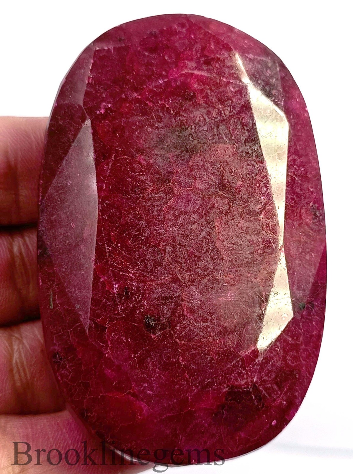 Exceptional 500 Carat Red Ruby Oval Shape Natural Certified Loose Gemstone 6DJL