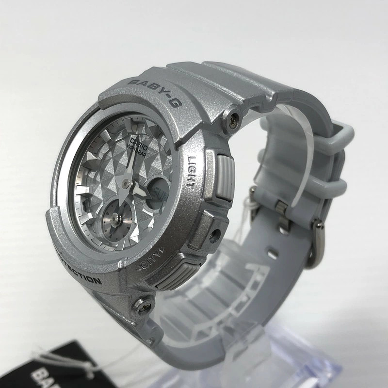 Used Condition Ladies BABY G Wristwatch BGA 195 8ADR Analog Digital Quartz Wrist