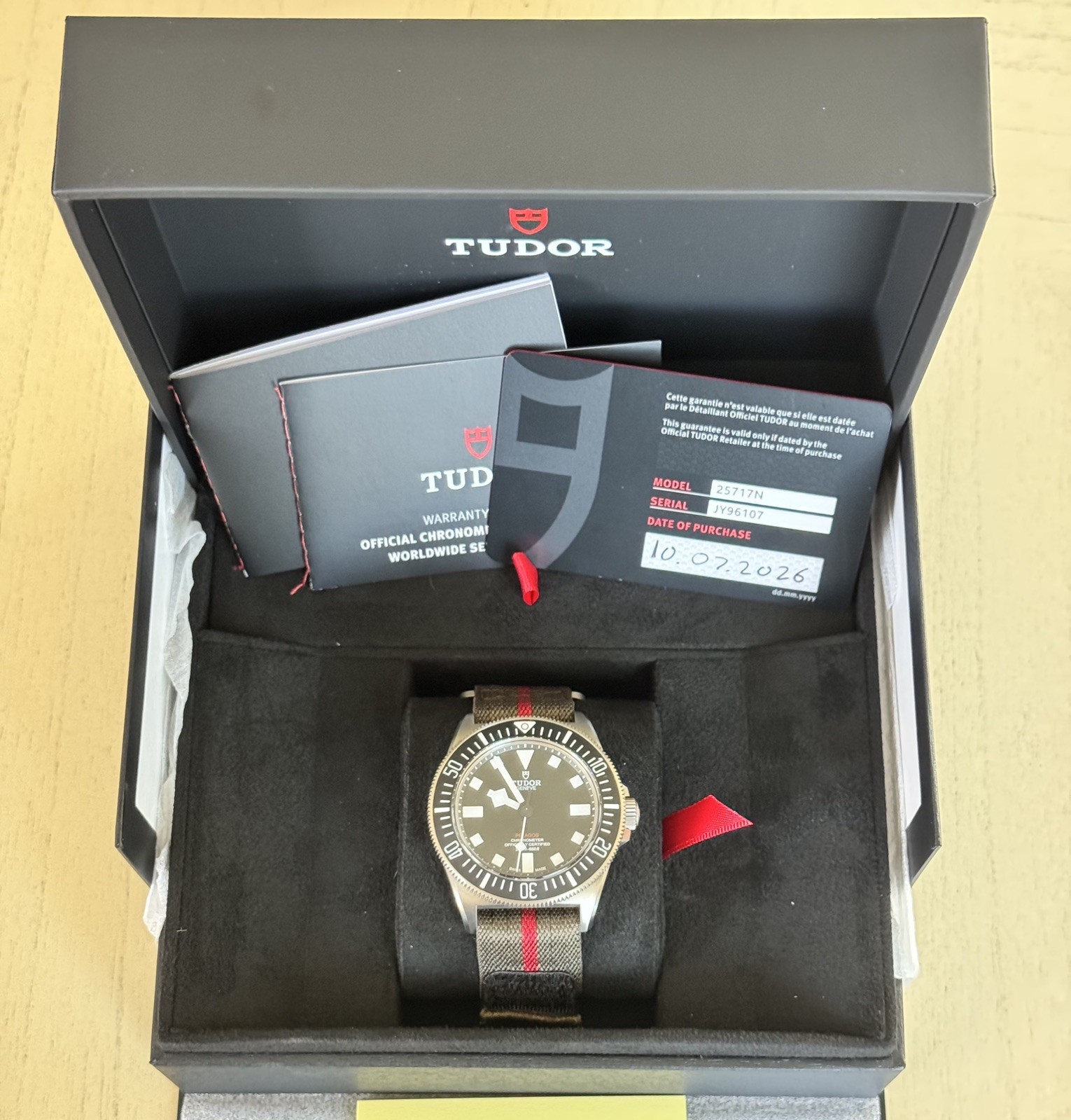 Tudor Pelagos FXD 42 Black 2026 LNIB Full Set M25717N-0001