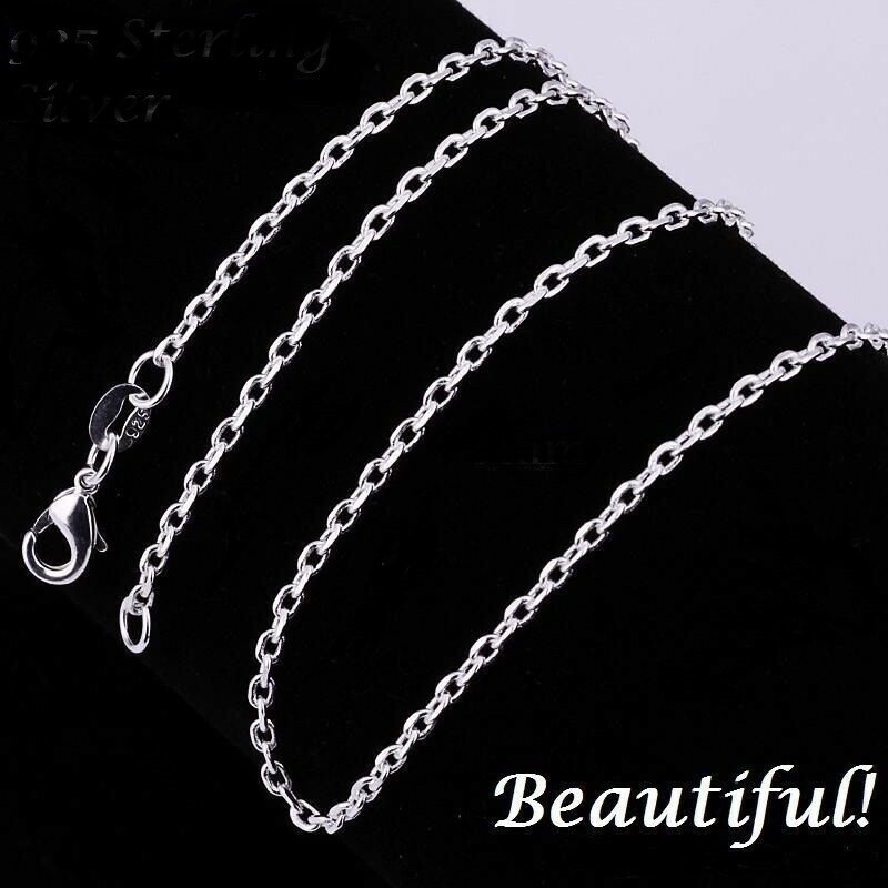 LARGE PEACE SIGN SYMBOL BEATLES HIPPIE pendant 24″ 925 Sterling Silver Necklace