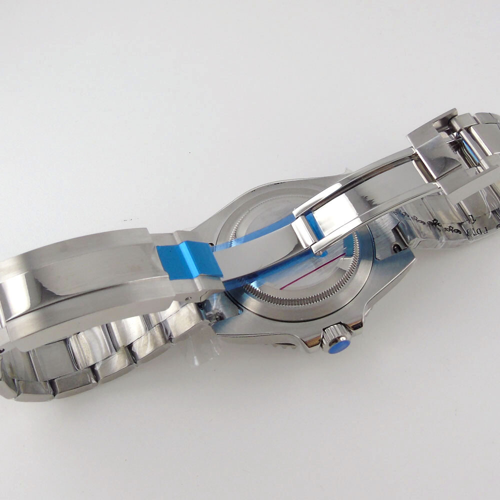 20mm 316L Steel Solid Jubilee Bracelet Fit 40mm Sub President Oyster Mens Watch