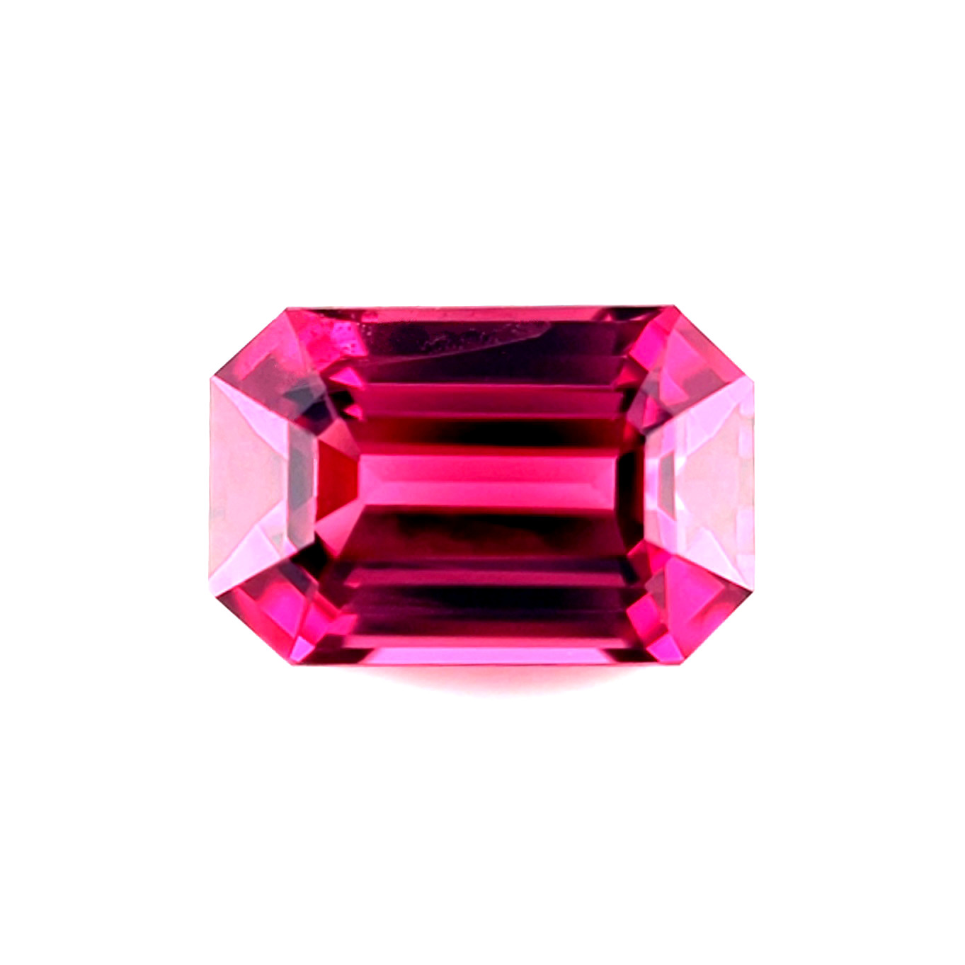 Fine NATURAL 3.08ct Purple Pink Rhodolite Garnet Octagon Emerald Cut 9.7×6.4mm