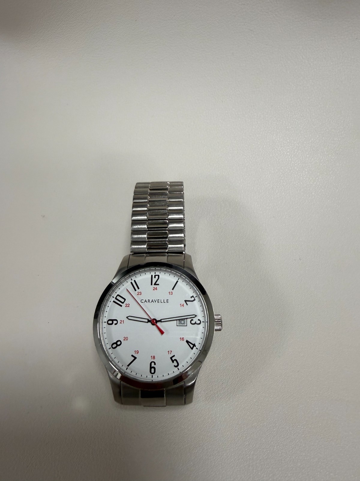 Caravelle Classic Expandable Stainless Men’s Watch Vintage 43B153, All Set