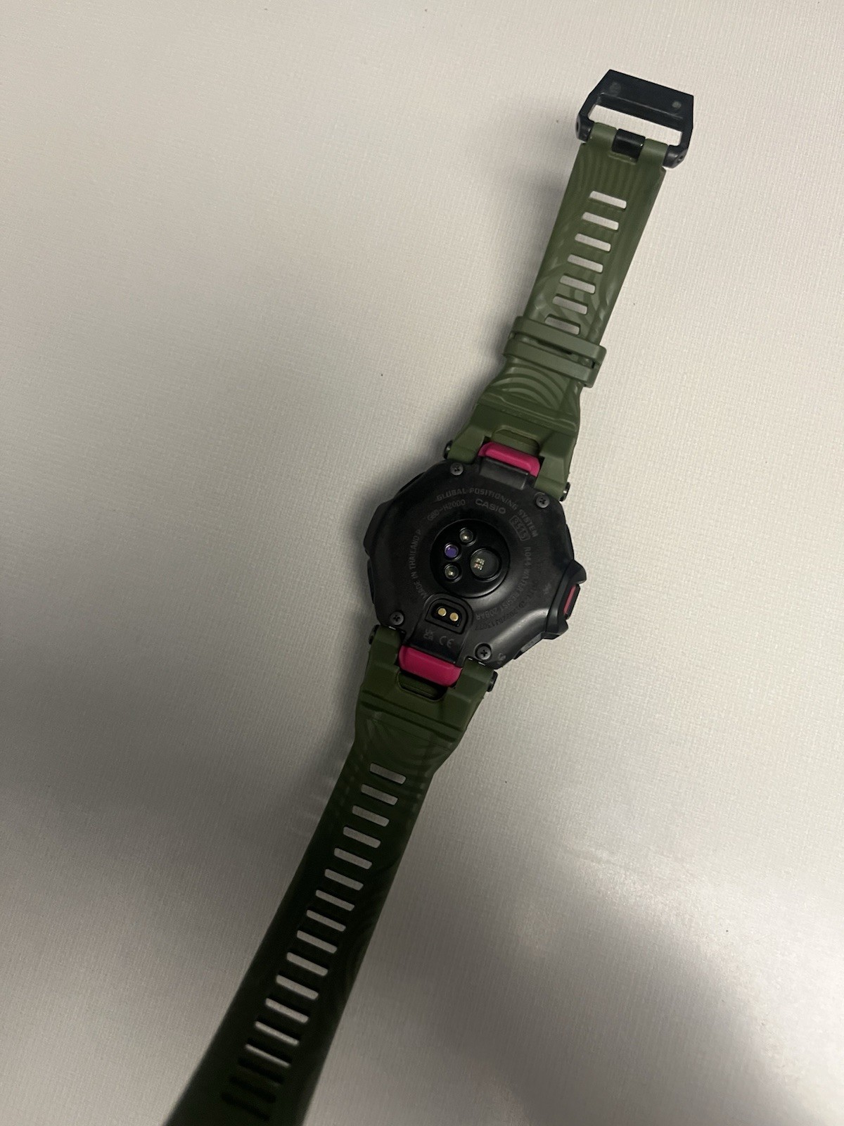 Casio G-SHOCK Move GBD-H2000 GPS Heart Rate Digital 50mm Green Strap +Box