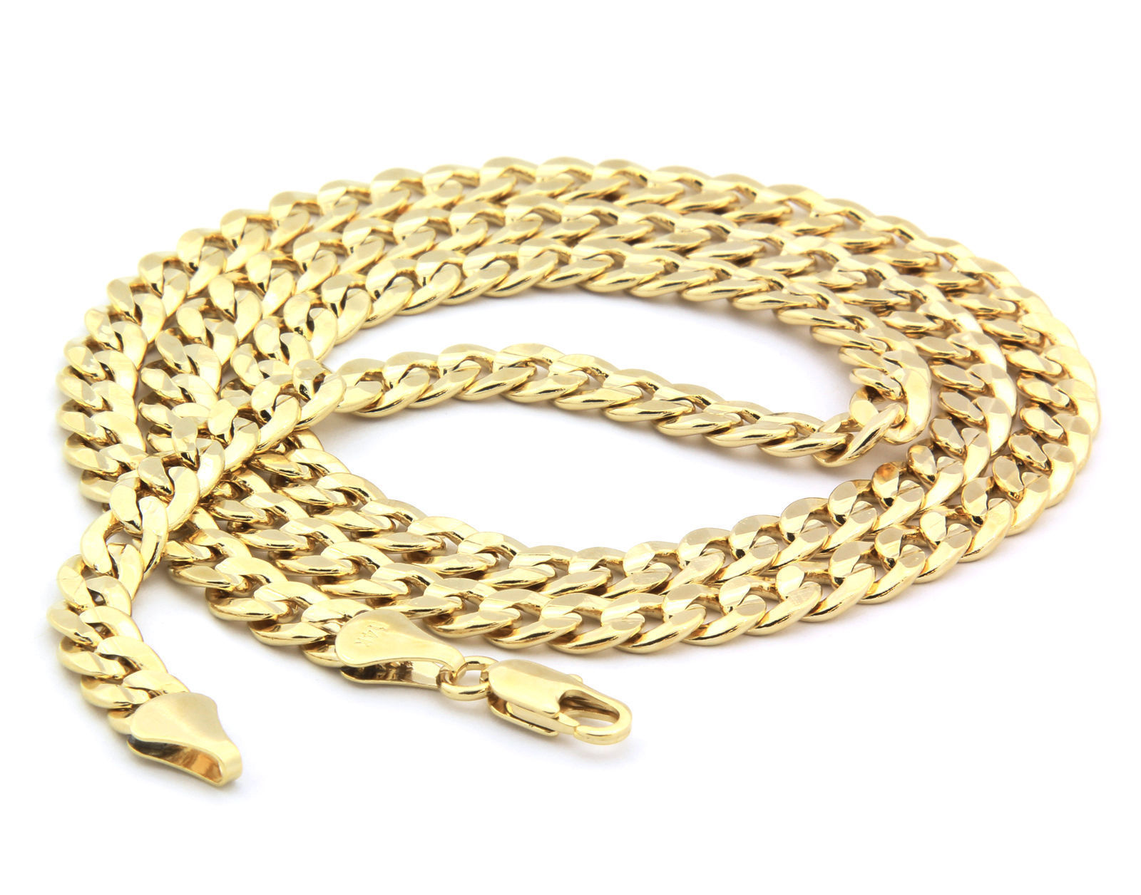 Men 14k Gold Plated Buddha Pendant Cubic-Zirconia 24″ Rope & 30″ Cuban Chain