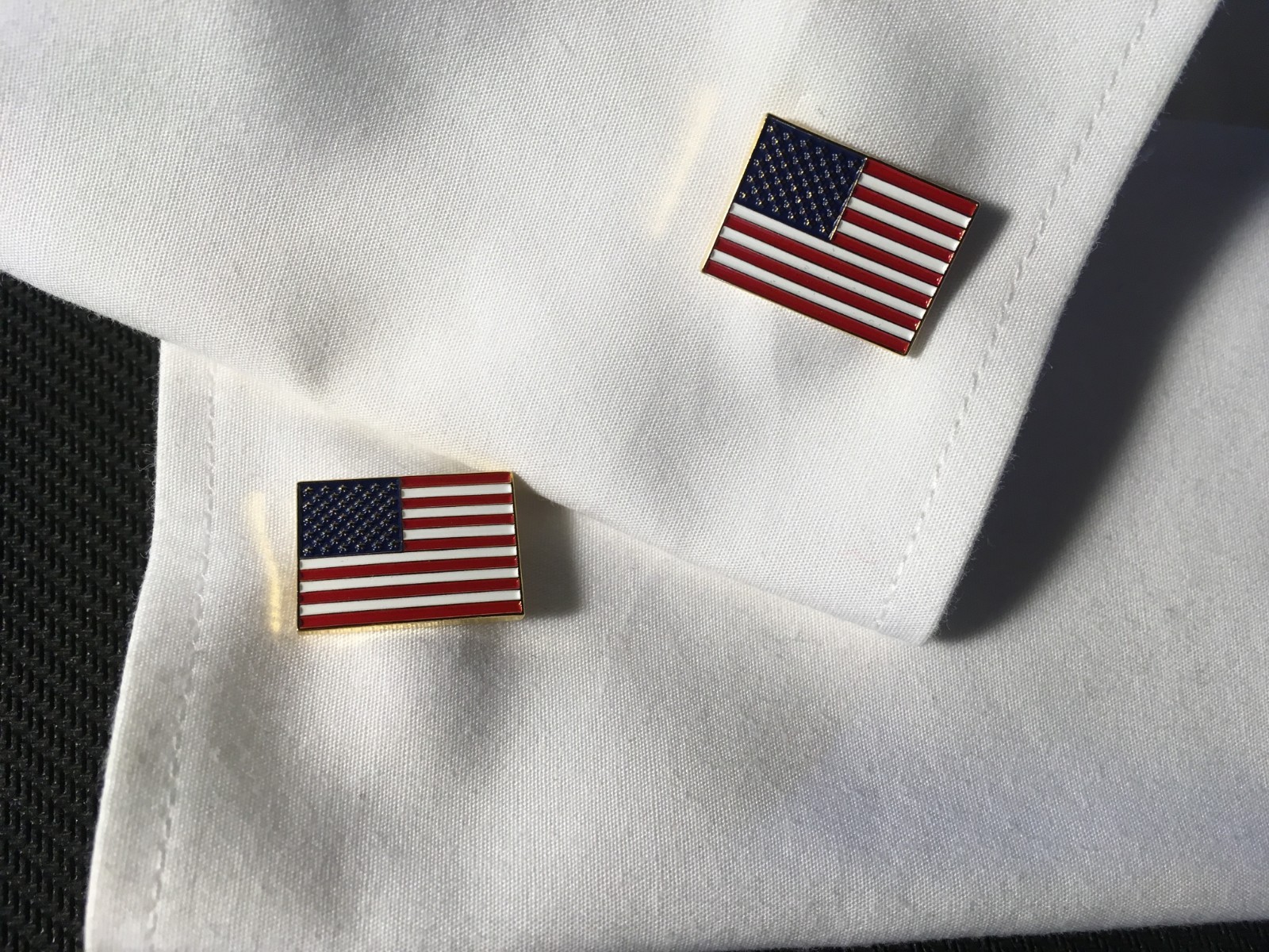 american flag cuff links flag cuff links gold flag cuff links 3/4″ wide flags