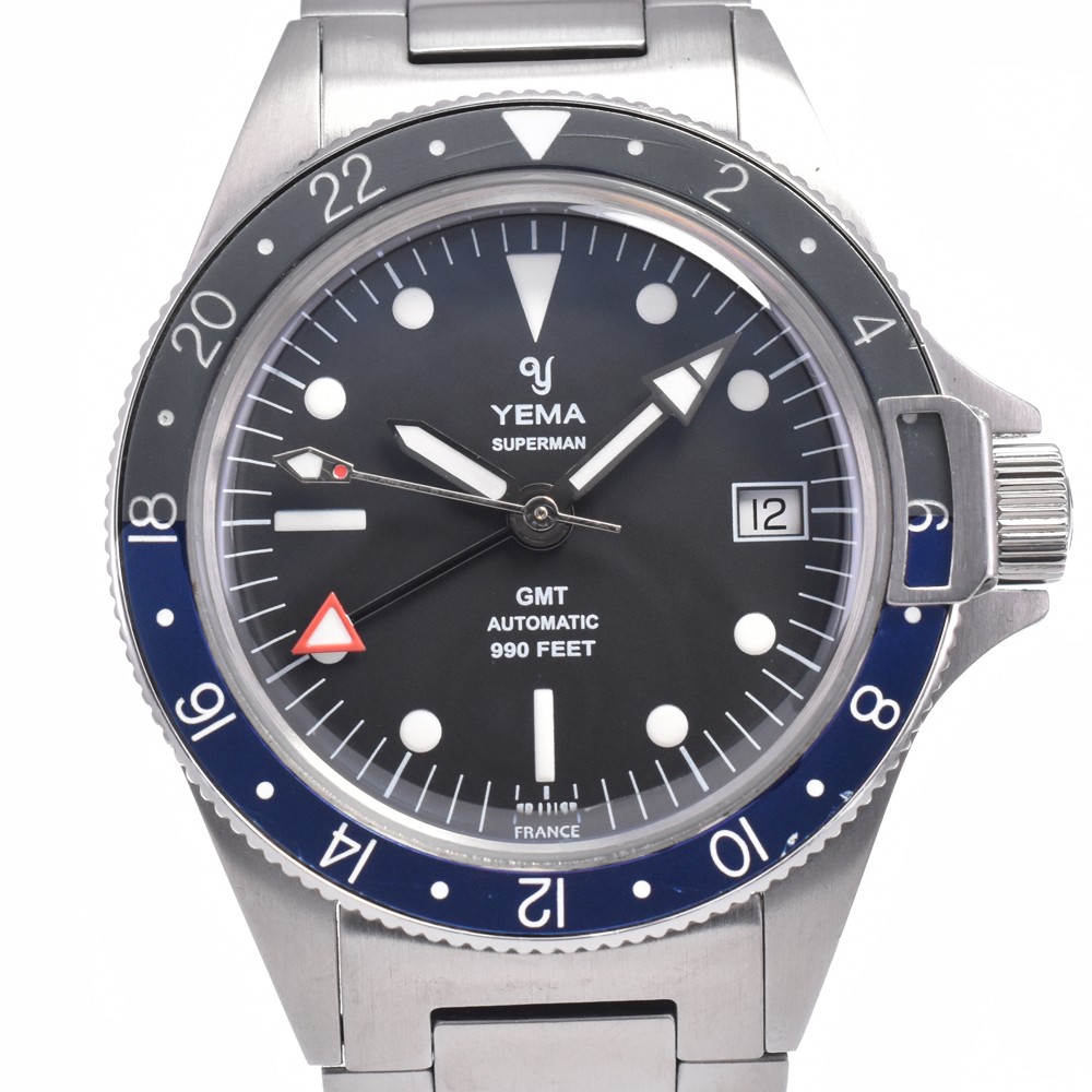 YEMA Superman Heritage YSUPGMT2019C-AMS GMT black Dial Automatic Men’s N#148582