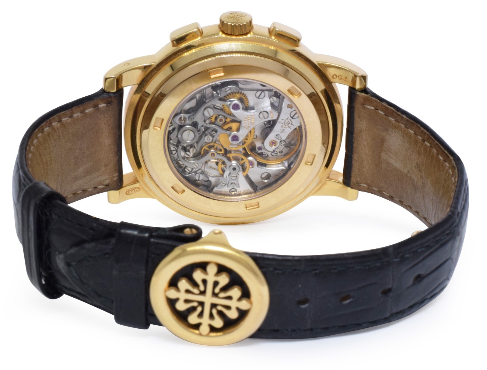 Patek Philippe Chronograph 5070 18k Yellow Gold Mens 42mm Watch B/P ‘ 5070J