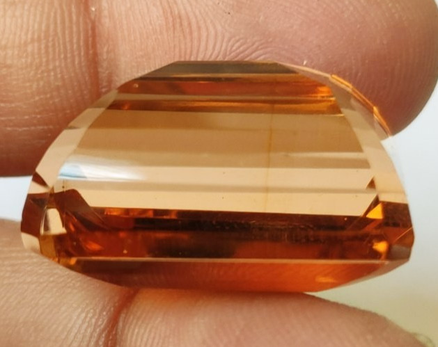 AAA+ 85.80 Ct. Large Imperial Topaz Emerald Cut Loose Gemstone Gift for Birthday