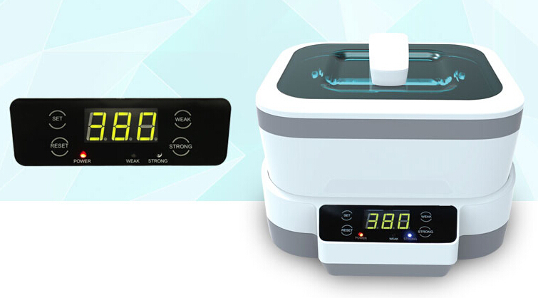 1.2L Cleaning Machine 220V Household Ultrasonic Cleaner Jewelry Watch Glass Tool