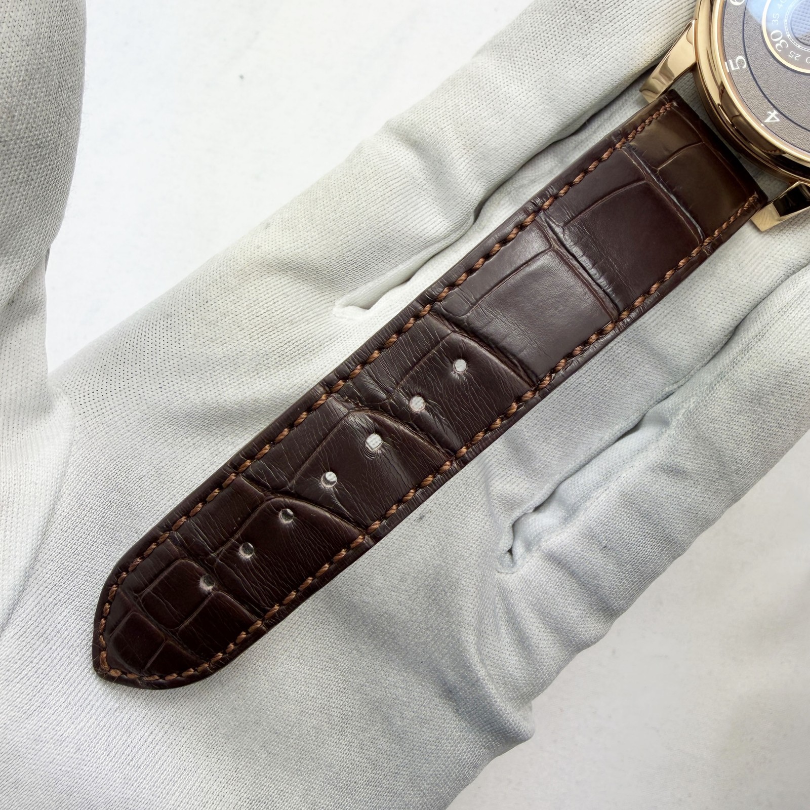 2025 Trilobe Nuit Fantastique Grained Havana NF03HG Brown 40MM 18K Rg Box Paper
