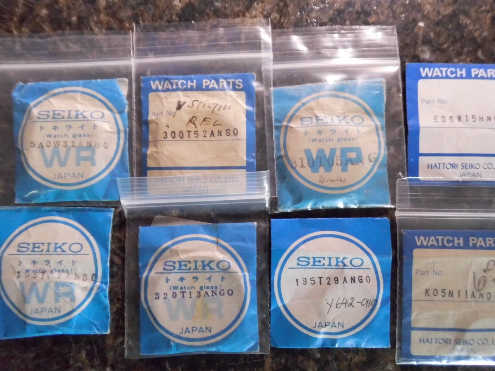 Genuine NOS Seiko Watch Crystals ***USA SELLER*** Lot#4