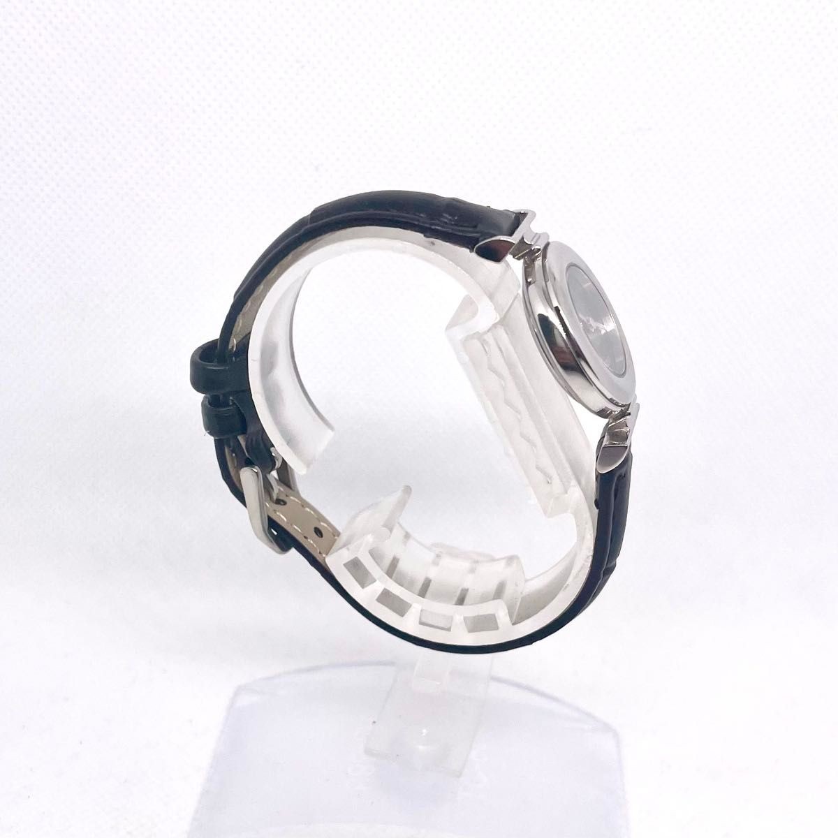 Working item FENDI 320L ladies’ wristwatch black dial aftermarket new leather be