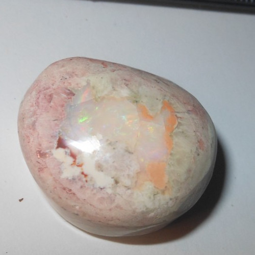 49ct Mexican Fire Opal 25 x 21 x13mm Large Size Freeform Cantera