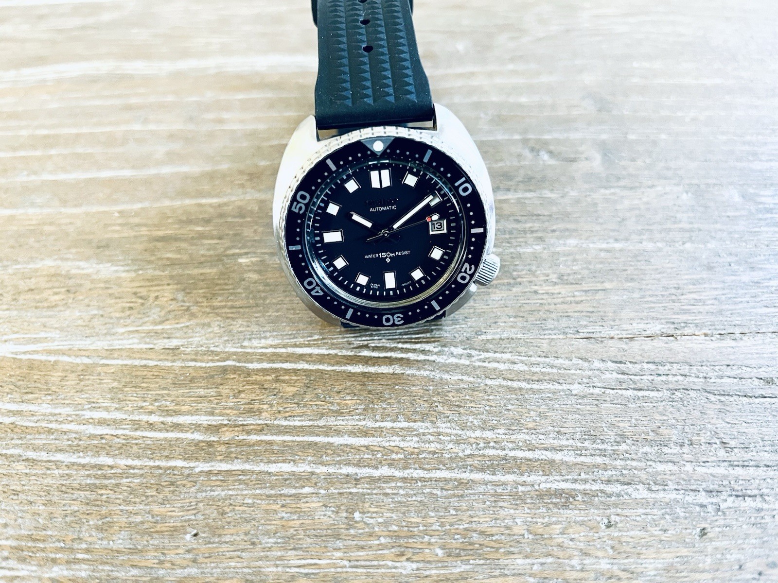 1987 SEIKO”TURTLE”DIVER WATCH-6309-7049 HOMAGE TO 6105 “CAPT WILLARD” APOCALYPSE