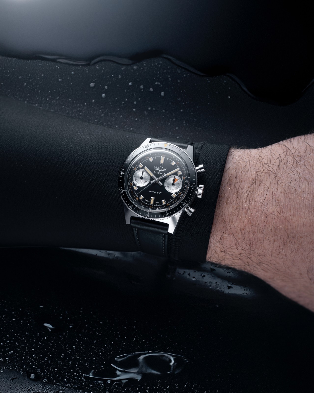 Vulcain Skindiver Chronograph 39.7mm Stainless Steel Automatic Authorized Dealer