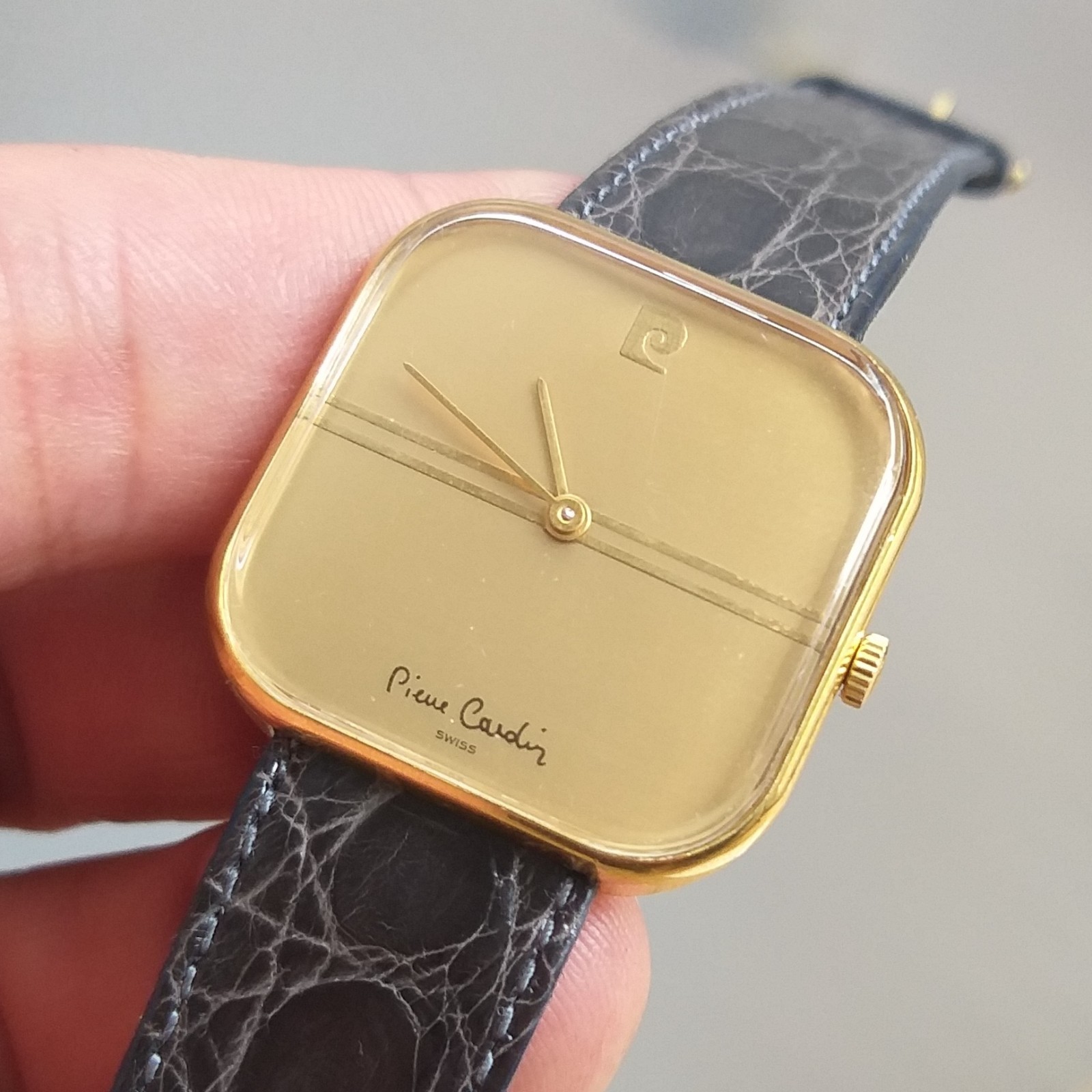 Pierre Cardin FHF 69-21 Fontainemelon Manual Winder Watch Swiss c. 1970 Serviced