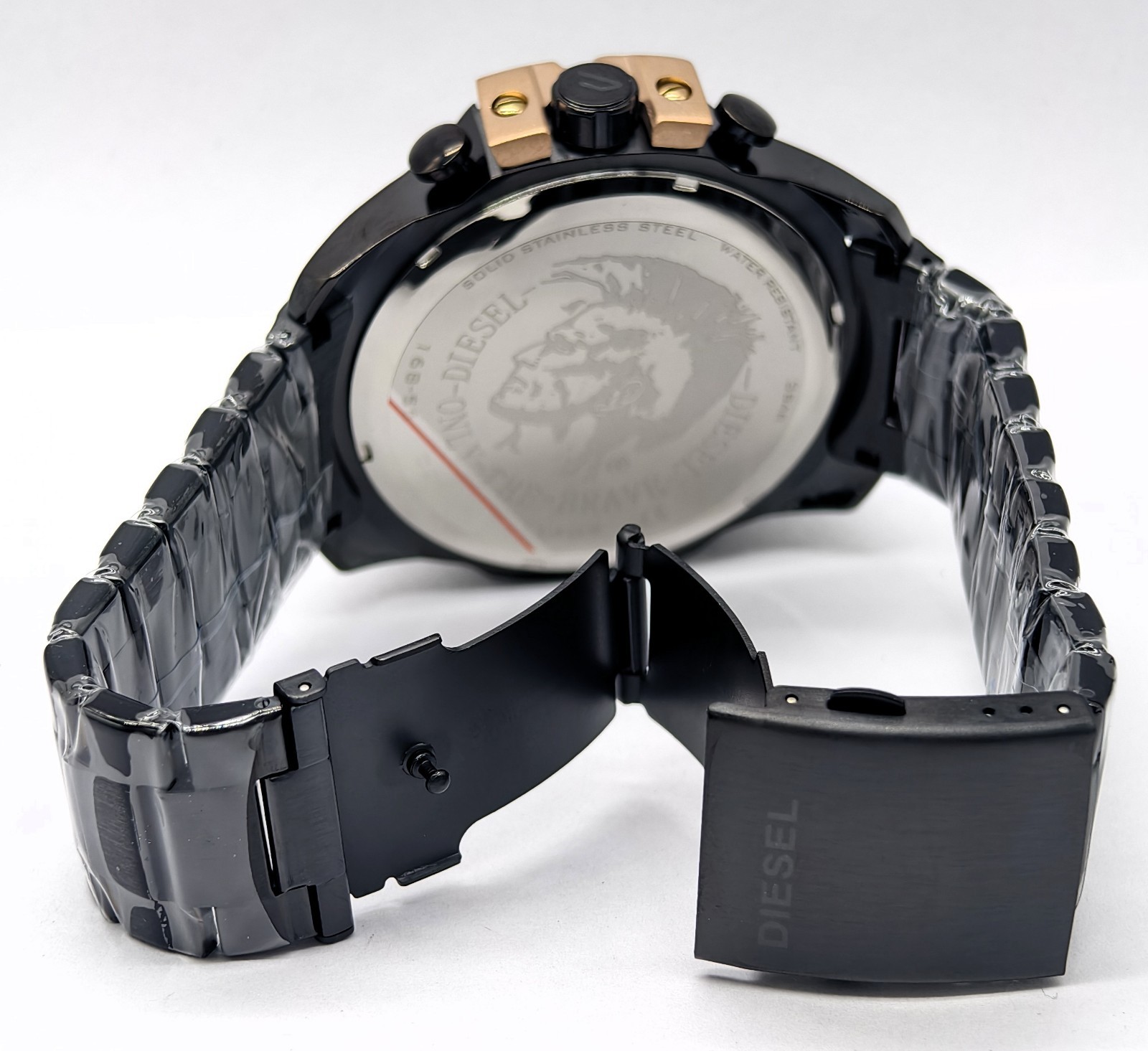 Awesome Diesel 10 Bar ”ONLY THE BRAVE” Chronograph Quartz Men’s Wrist Watch