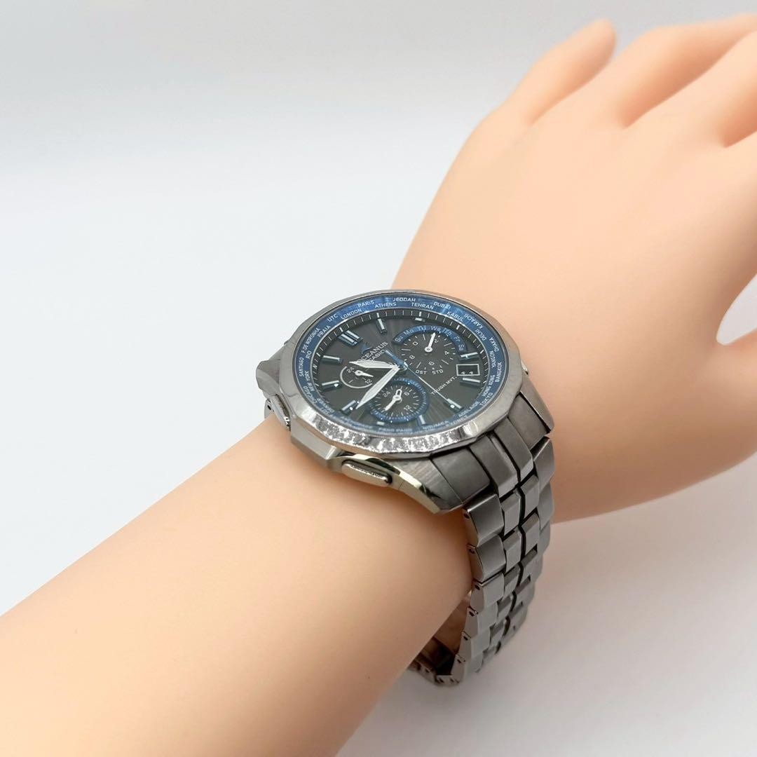 Casio Oceanus OCW-S1400 Tough Solar Titanium Sapphire Glass Wristwatch