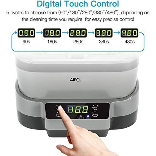 1200ml Ultrasonic Cleaner High Frequency cleaning for Denture Parts jewelry US