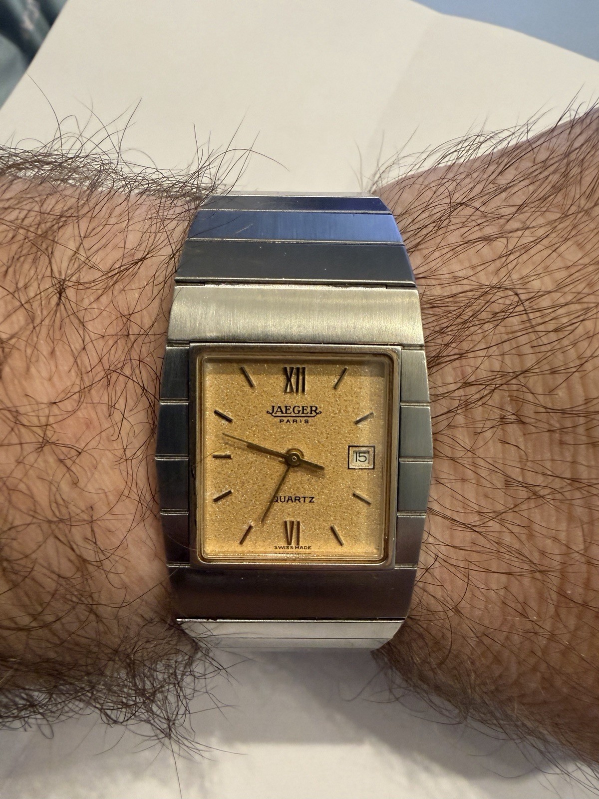 Jaeger – Paris – “King Midas” Watch from 1980s. Very, very rare.