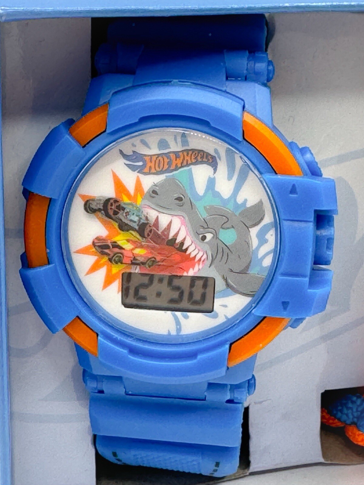 Mattel Hot Wheels Kids Flashing LCD Watch & Survival Strap Set Compass 2022