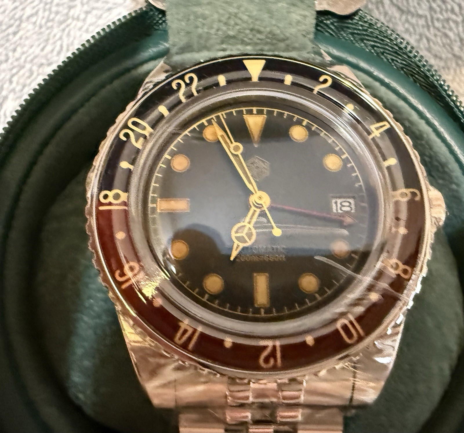 San Martin Automatic GMT 40mm GMT 20Bar Automatic Sapphire Bidirectional Bezel