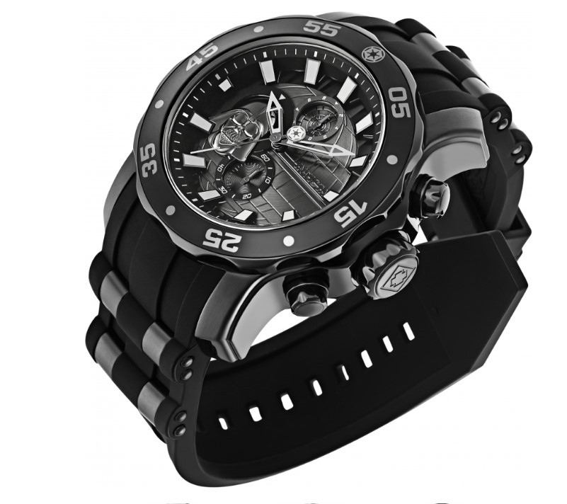 Invicta Star Wars Darth Vader Mens 48mm Limited Edition Black Chrono Watch 32526