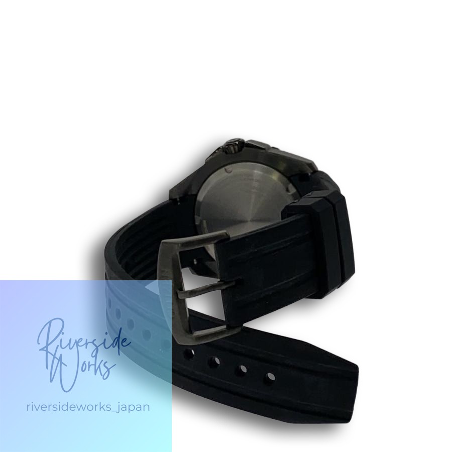 CITIZEN Solar Analog Rubber Watch WHT BLK E168-003FR09