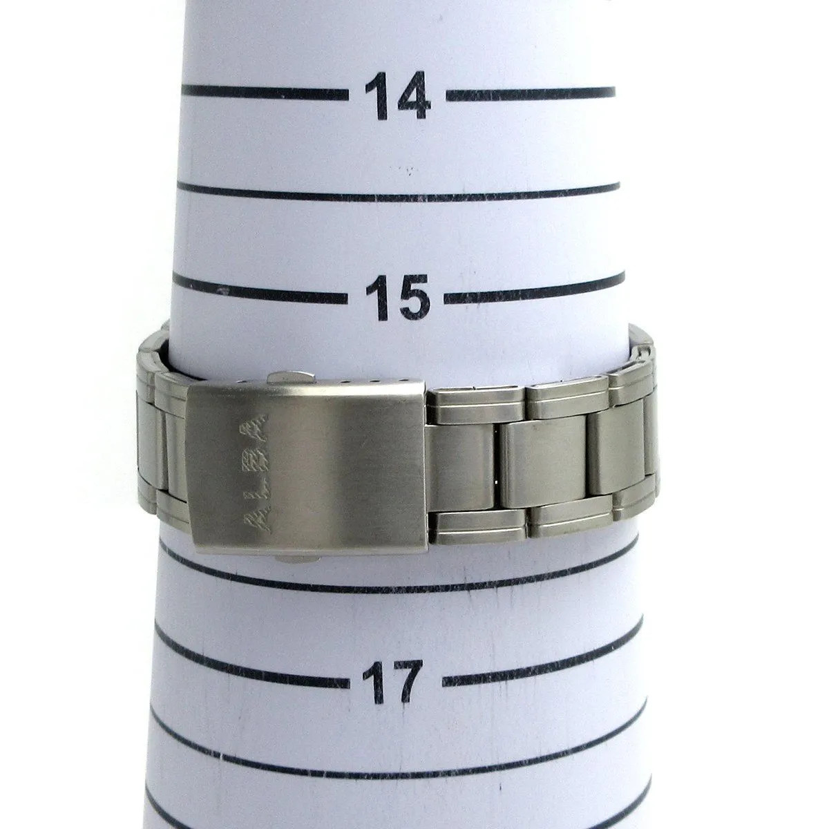 Seiko Alba Men’s Titanium Day-Date Watch with Arabic Numerals and Lumibrite