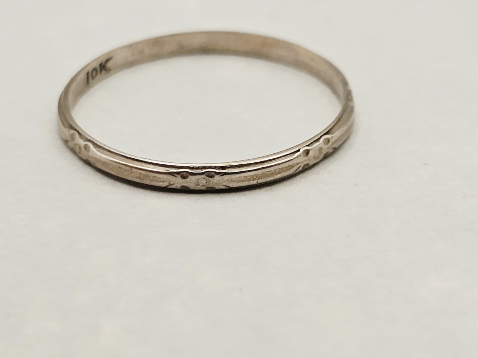 Vintg Artcarved 14KT GOLD WEDDING RING Set SIZE 10 & 7 WHT Gld. OG Original