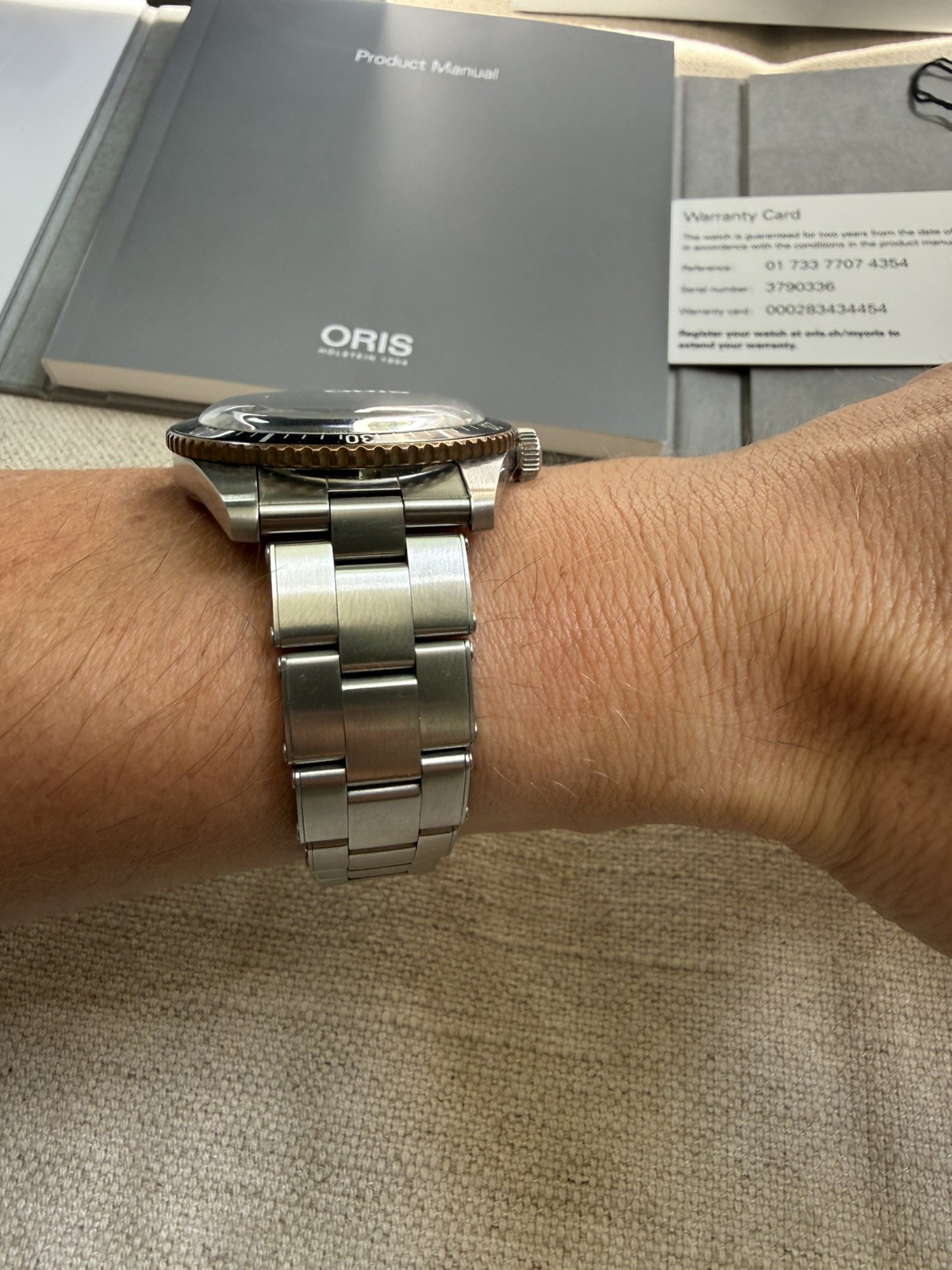 Limited Edition ORIS 65 Bronze Bezel 40mm STAINLESS STEEL/BRONZE BLK MEN’S Watch
