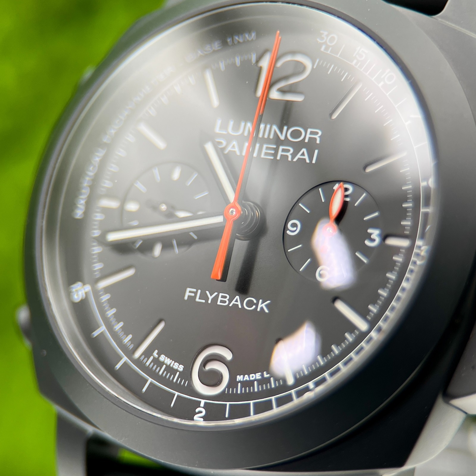 2021 Panerai Luminor Flyback Ceramica Chrono PAM01298 Limited Edition #007/500