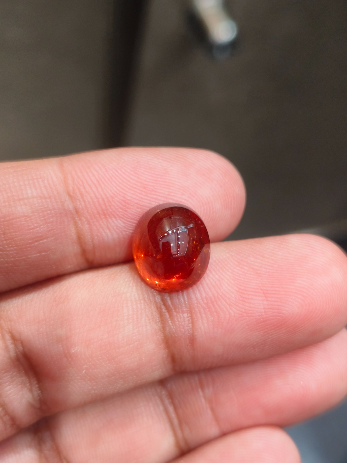 7.82 Cts 100% NATURAL SPESSARTITE GARNET CABOCHON