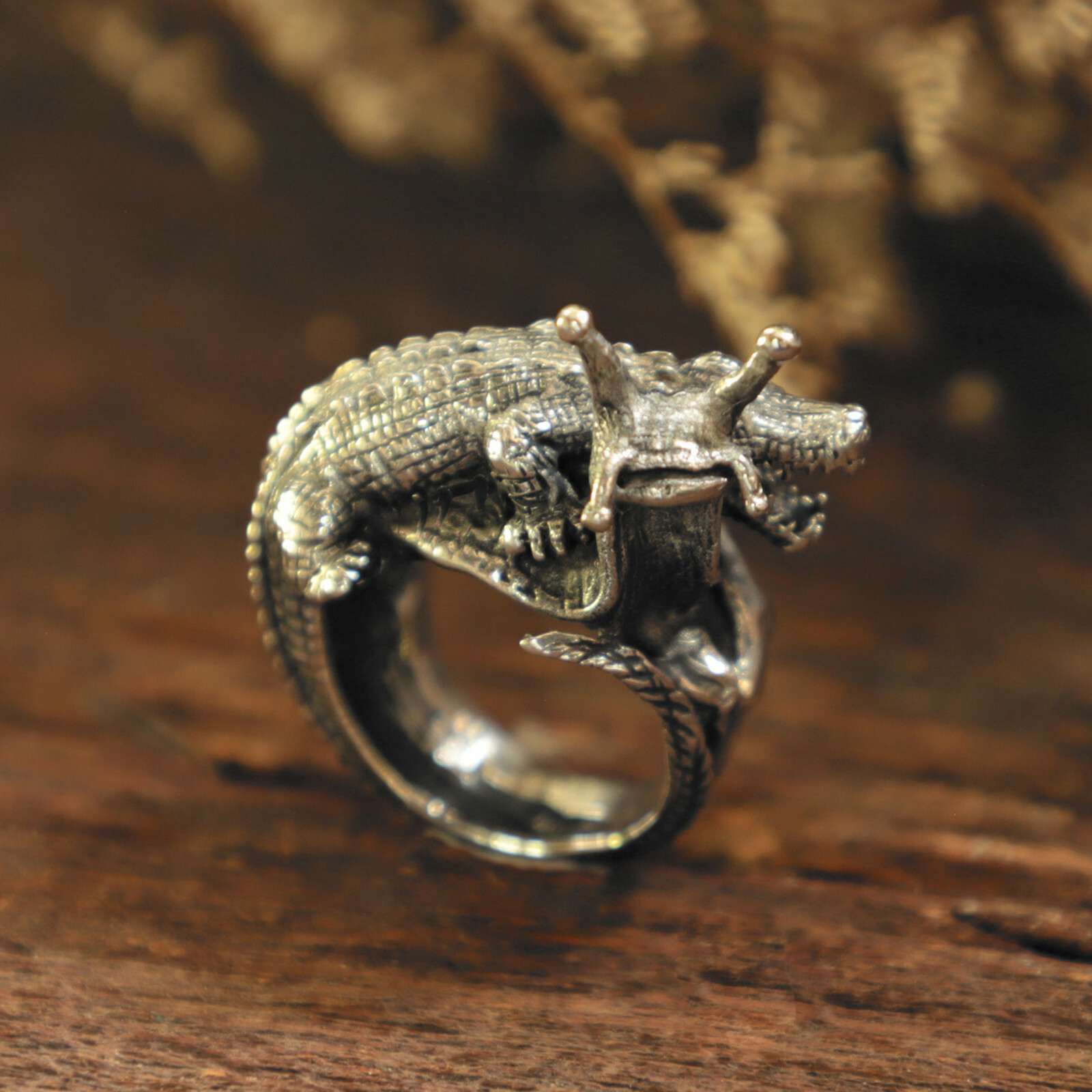 snail and reptile ring sterling silver animal gift Jewelry Boho lizard Jewelry