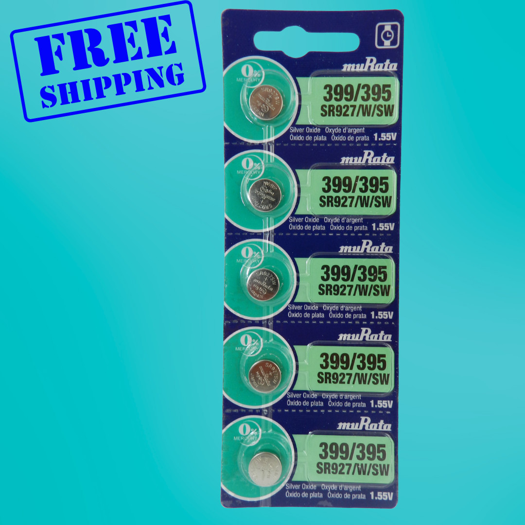 Murata / Sony 395 SR927/SW Watch Battery Exp.2030 – 5Pcs