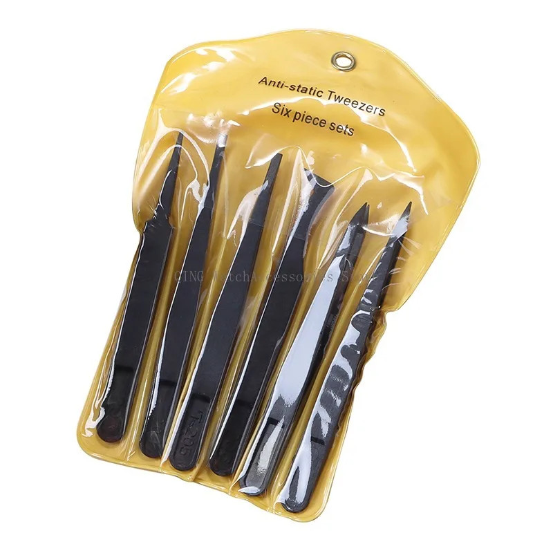 Watch Repair Tool Antistatic Plastic Tweezers for Watchmaker Trimmer Tweezers