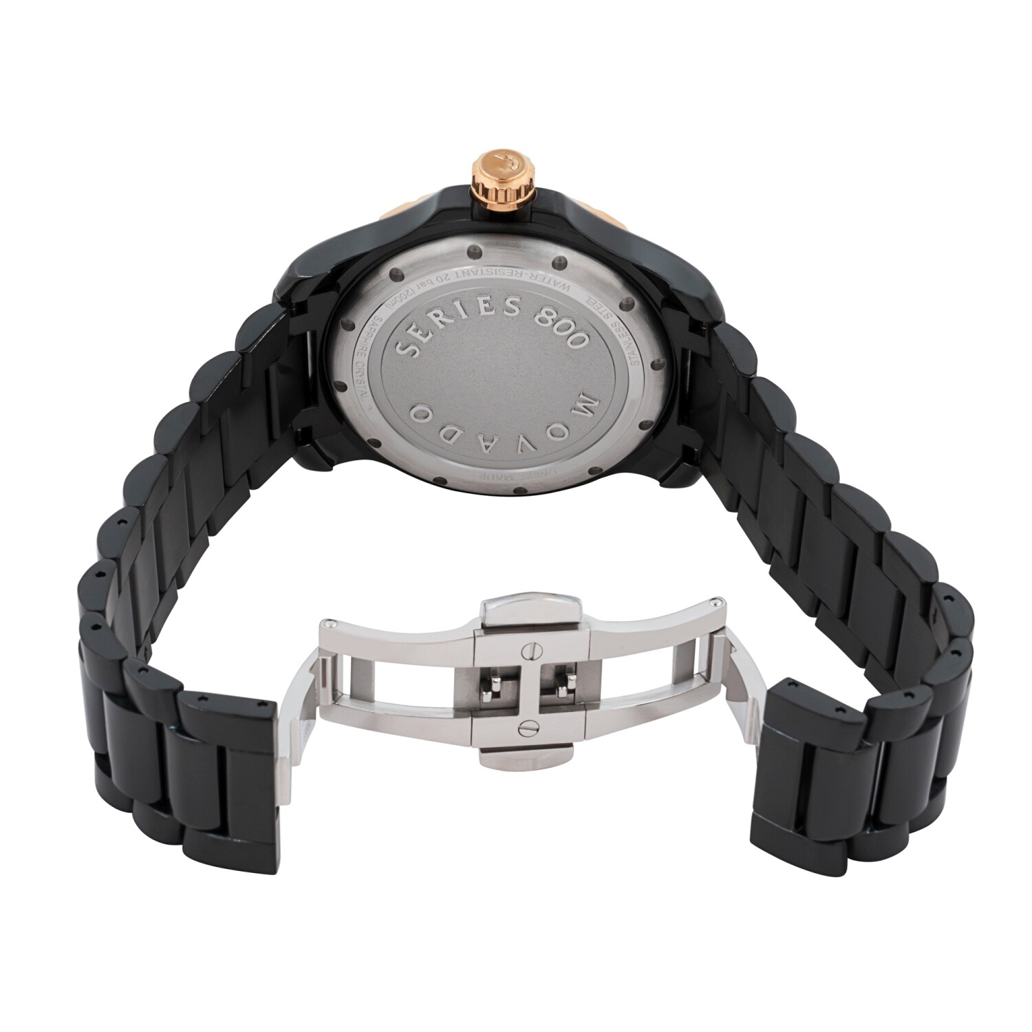 Movado 2600162 Men’s Series 800 Black Dial Quartz Watch