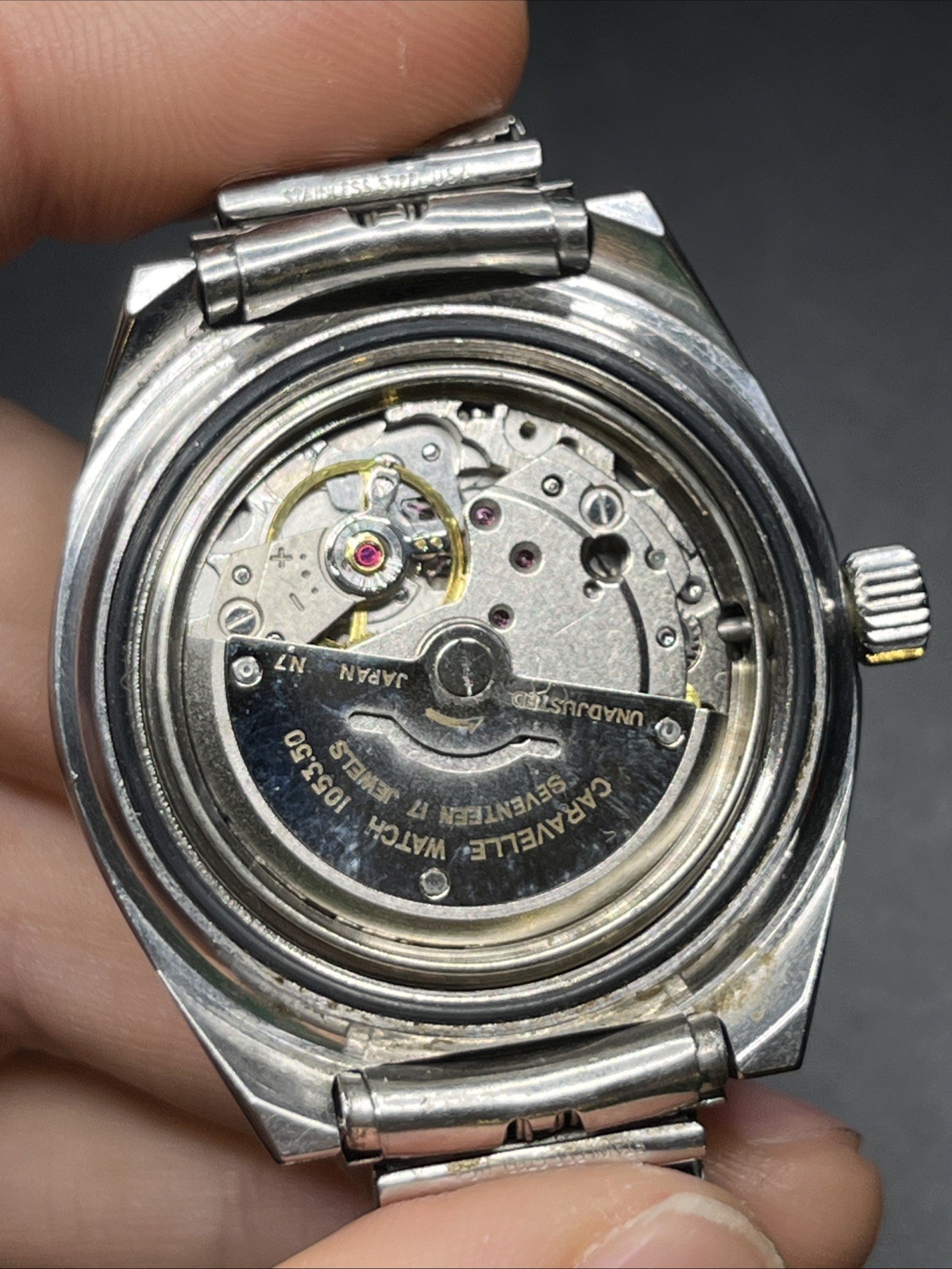 1978 Caravelle Set-O-Matic 666 Devil Diver Dual-Day Ref. Q110 Wristwatch (015)