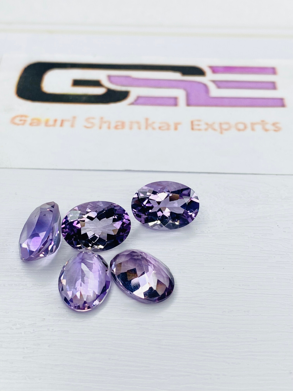 Pink Amethyst Faceted Oval Cut Loose Gemstone 4×3 mm to 16×12 mm Natural DG