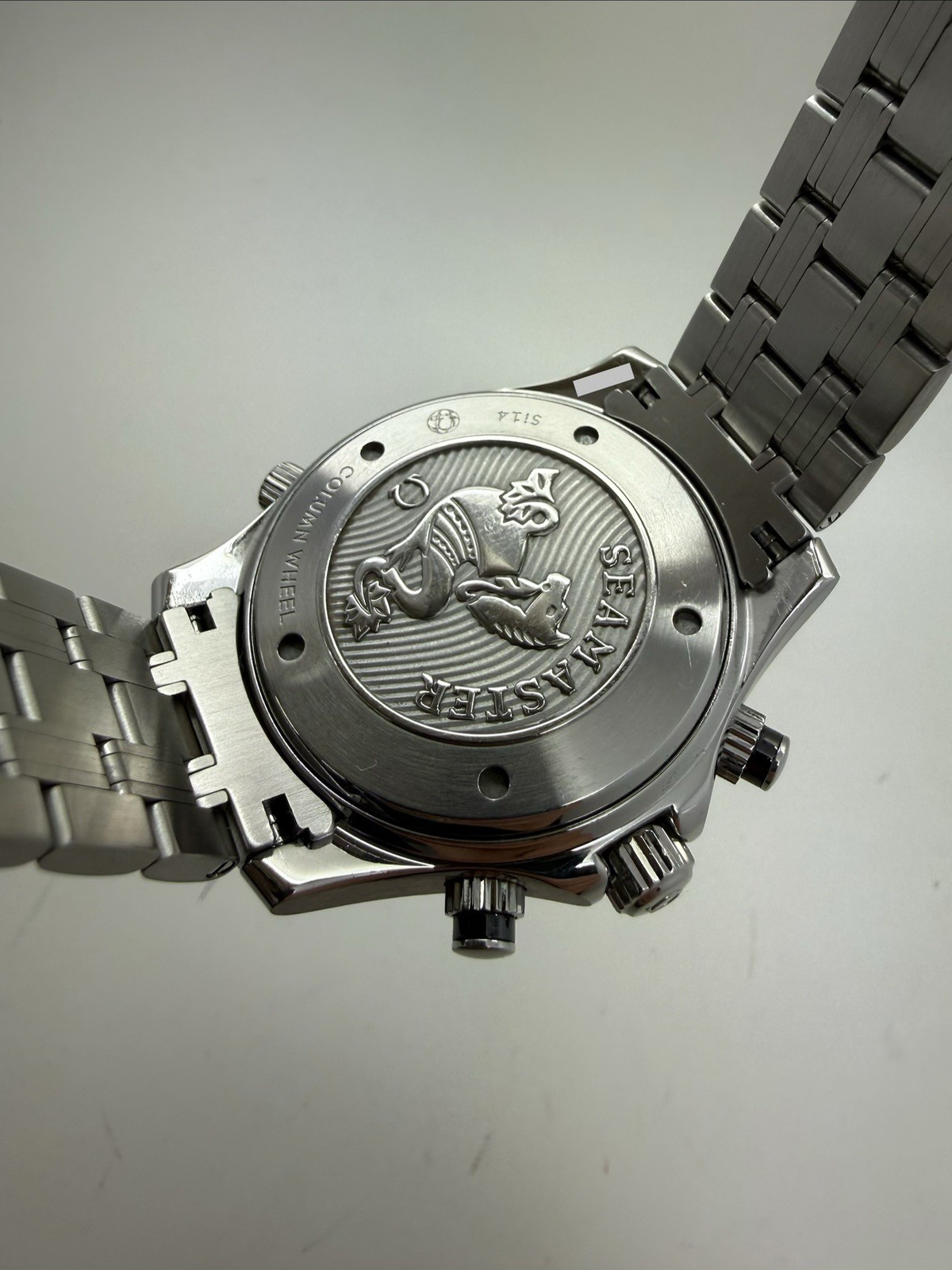 Omega Seamaster Chronograph Black Dial 44mm Steel Watch 212.30.44.50.01.001 B+P