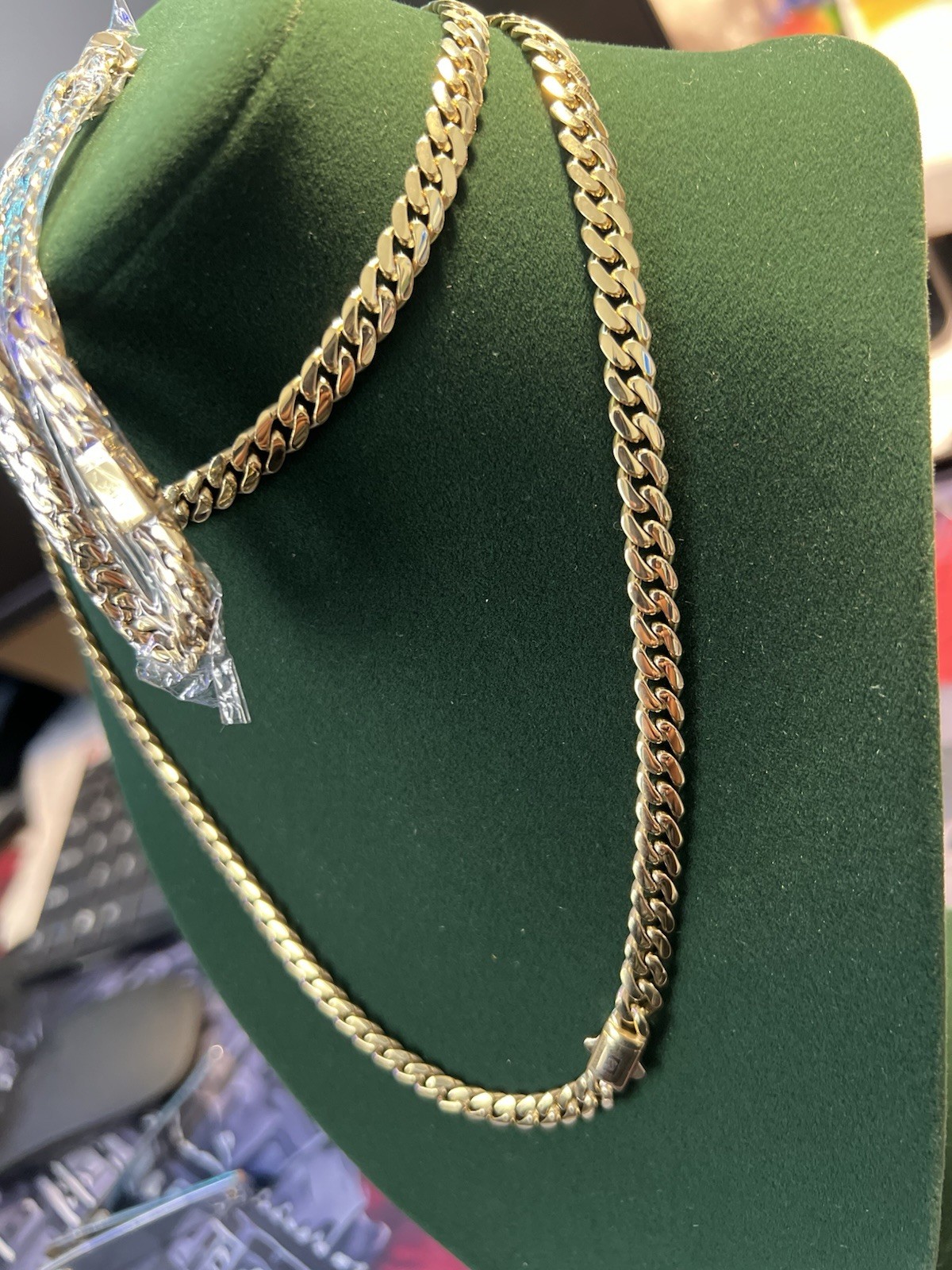 Cuba Miami 2-Piece Matching Necklace and Bracelet 6mm-|14K Gold-Plated| 8.5/30in