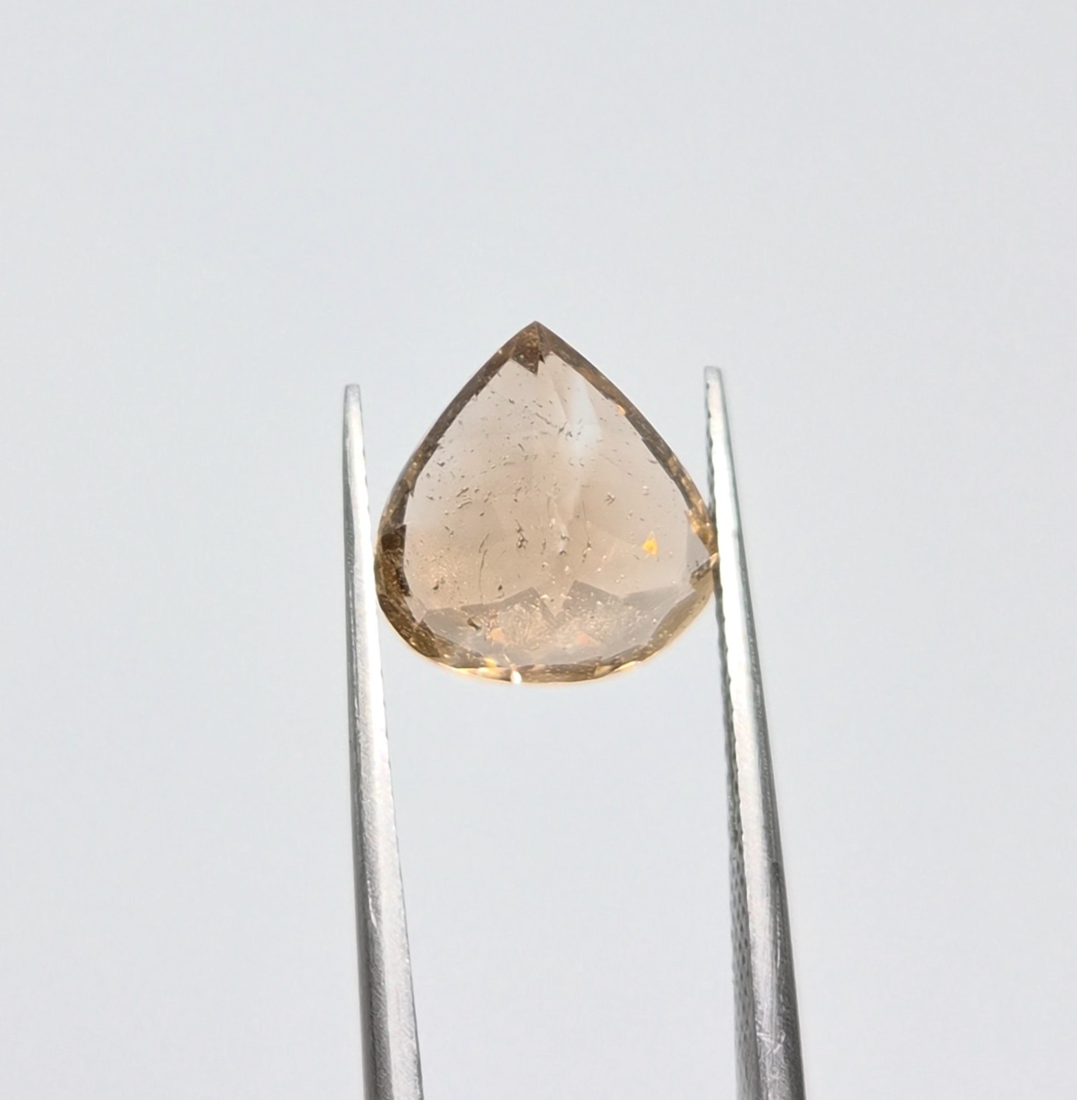 4.60ct Natural Imperial Topaz Loose Gemstone Heart Cut For Making Jewellery