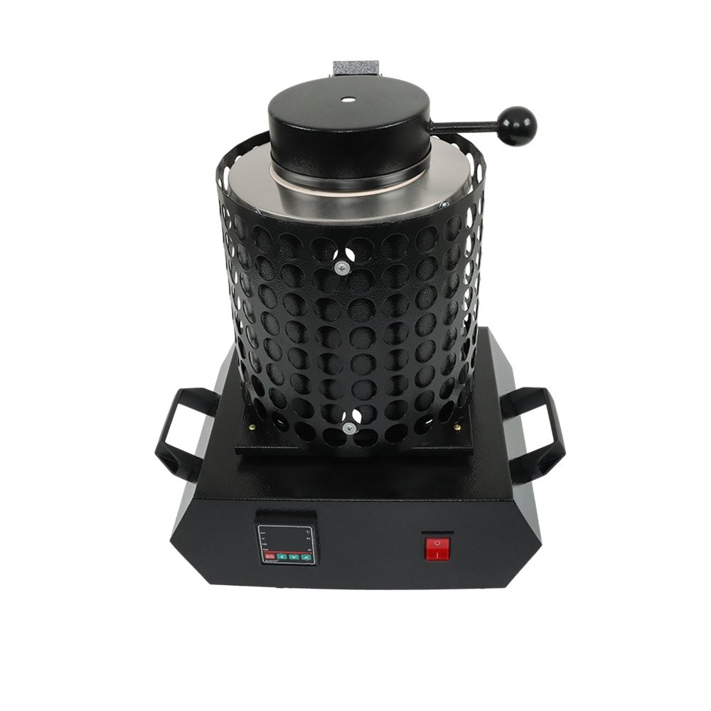 3KG Refining Casting Furnace Electric Metal Melting Furnace Forge Kit+Mesh