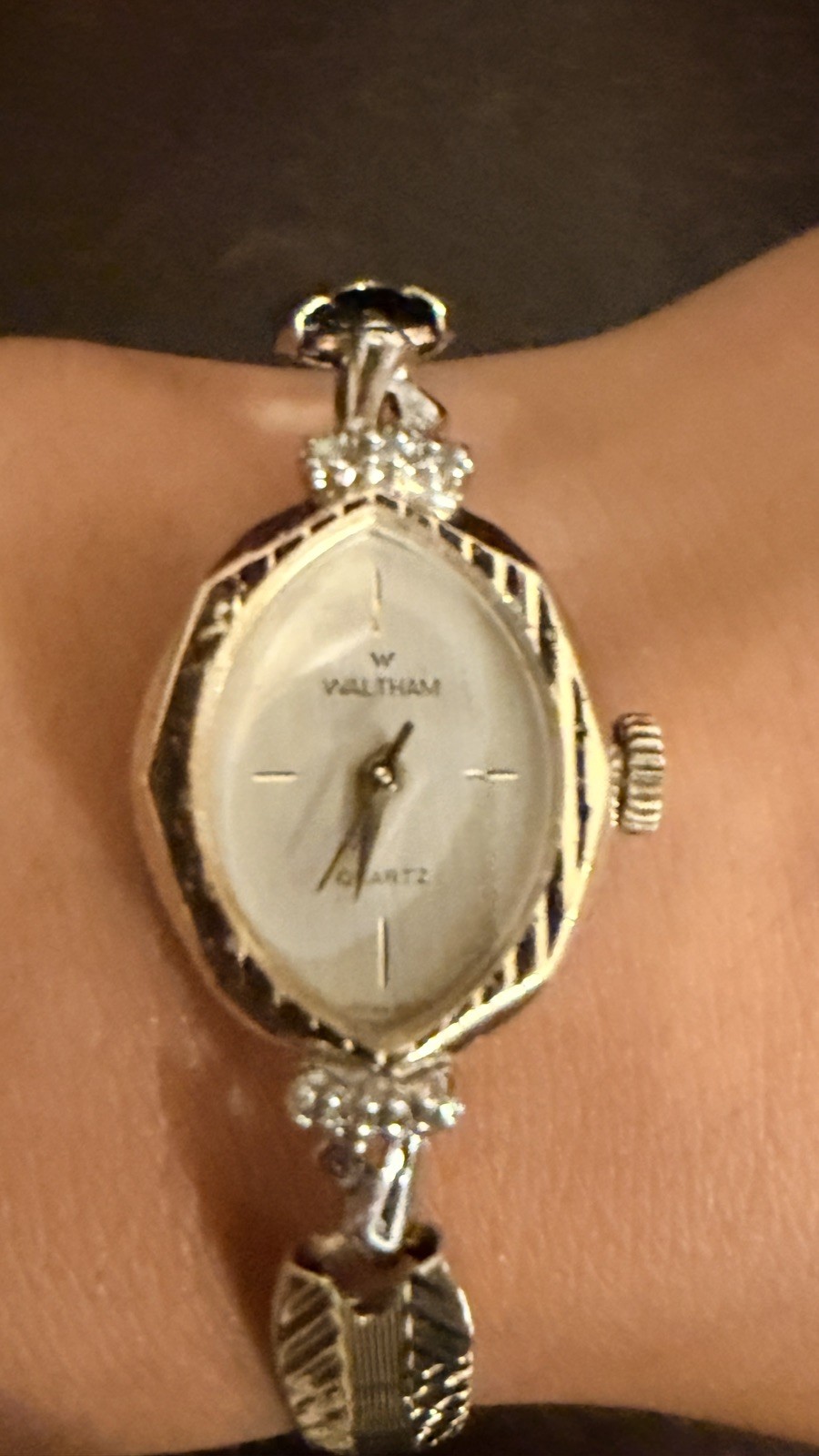 Vintage Waltham Japan 10K Gold Fill Ladies / Girls Quartz Watch with new battery