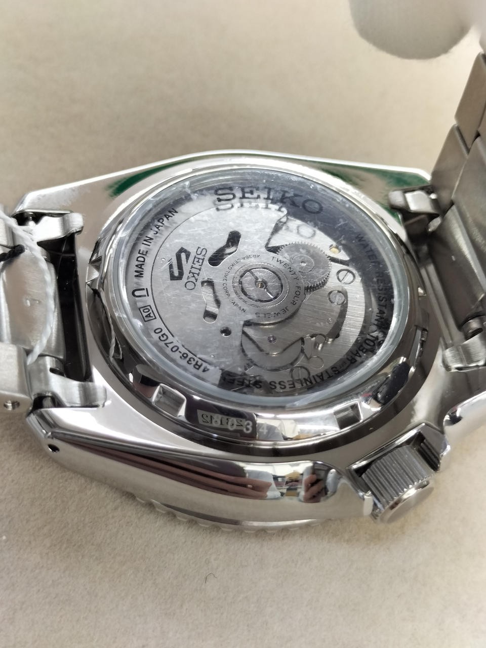 SEIKO Seiko 5 Sports SBSA003 Black Dial Automatic Mens Watch Auth Japan