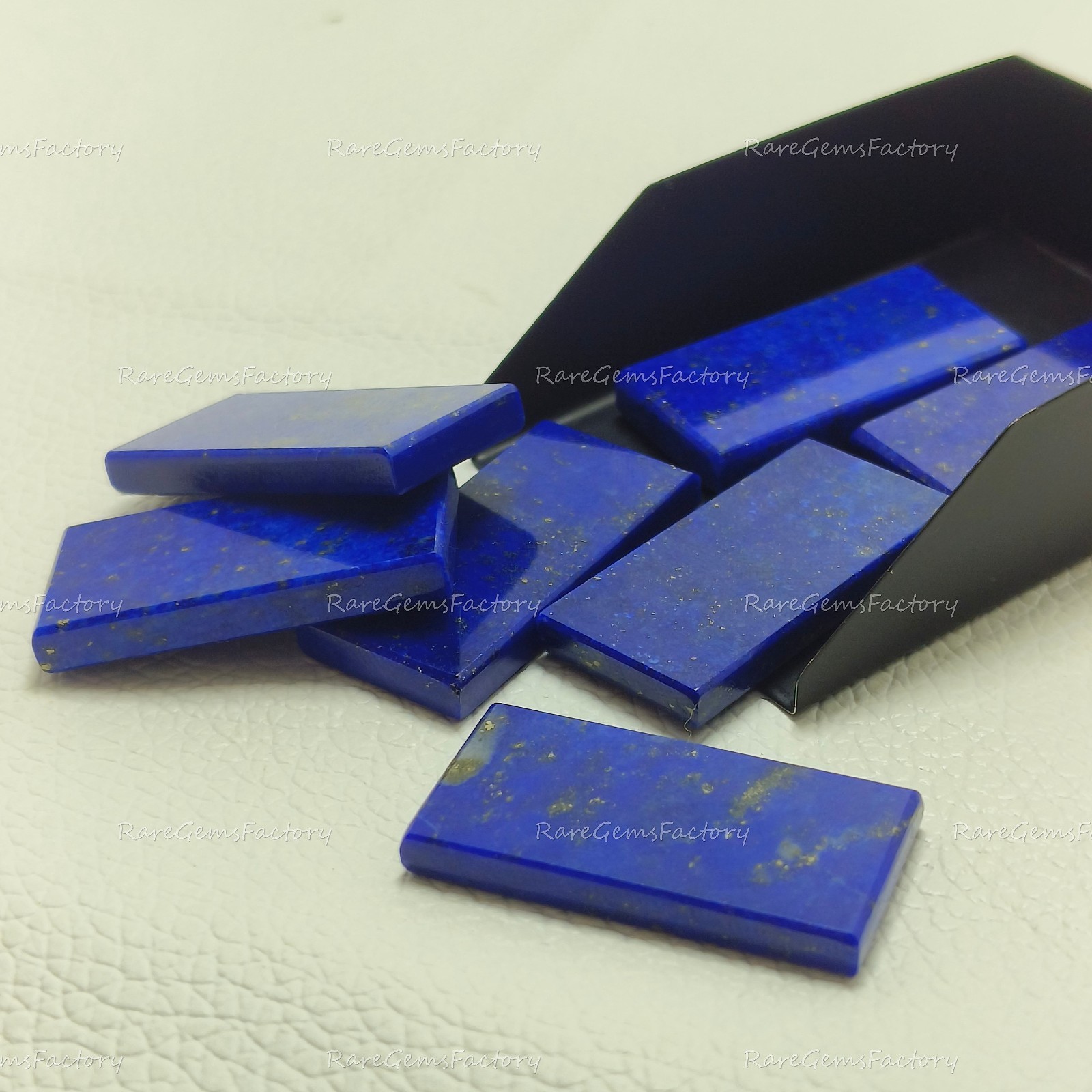 Natural Lapis Lazuli Rectangle Flat Cabochon Calibrated Gemstone 6x8mm-18x25mm